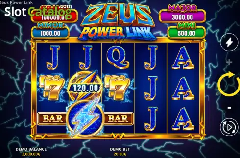 Скрин2. Zeus Power Link слот