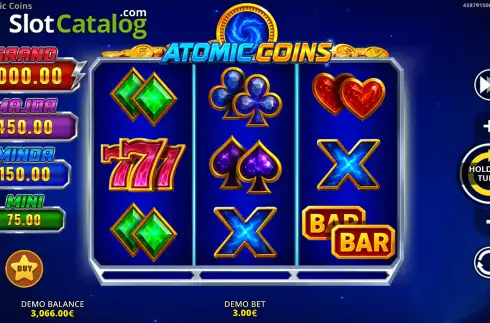 Скрин2. Atomic Coins слот