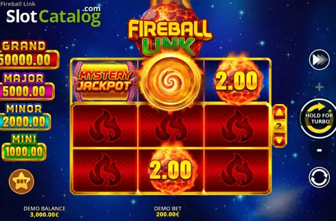 Скрин2. Fireball Link: Cash Up слот