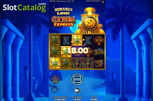 Скрин3. Bonanza Link: Cleopatra Express слот