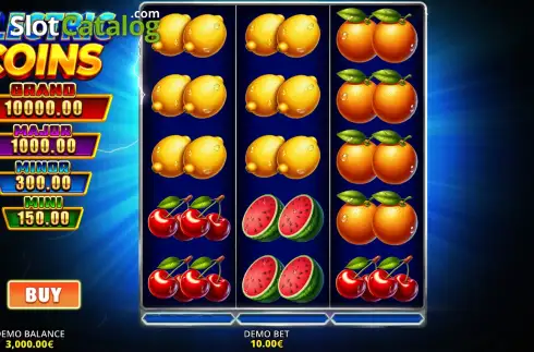 Скрин2. Electric Coins: ULTIMATE слот