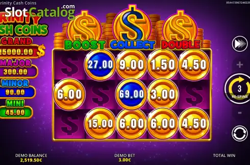 Скрин3. Trinity Cash Coins слот