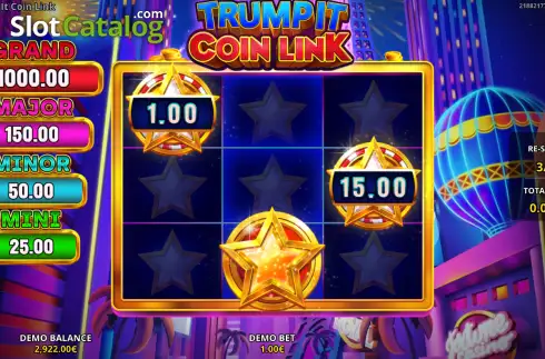 Скрин3. Trump It Coin Link Xmas слот