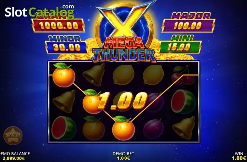 Скрин3. Mega Thunder слот