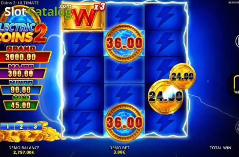 Скрин3. Electric Coins 2: Ultimate слот