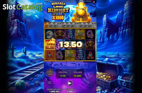 Скрин3. Bonanza Link: Midnight Train x1000 слот