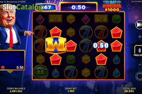 Скрин3. Trump It Bonanza x1000 слот