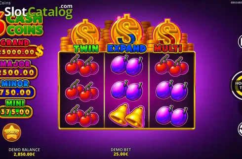 Скрин2. 3 Cash Coins слот