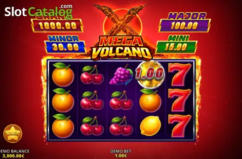 Скрин2. Mega Volcano: Running Wins слот