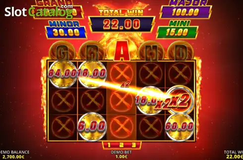 Скрин3. Mega Volcano: Running Wins слот