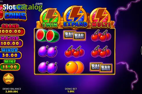 Скрин2. 3 Power Coins: Running Wins слот