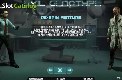 Скрин5. Evil Genotype слот