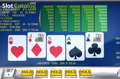 Скрин4. Video Poker (FunFair) слот