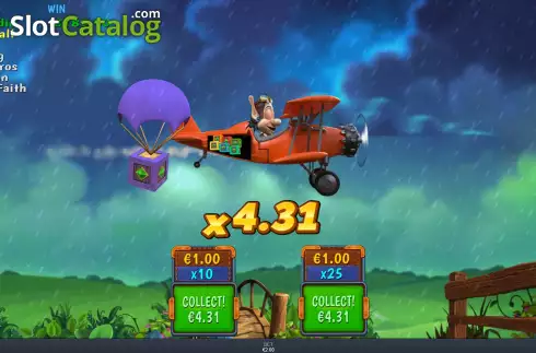 Скрин4. Hugo Up and Away (FunFair) слот