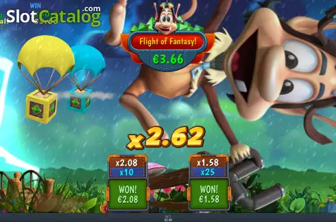 Скрин7. Hugo Up and Away (FunFair) слот