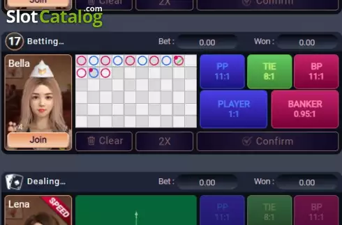 Скрин2. Baccarat Babes слот