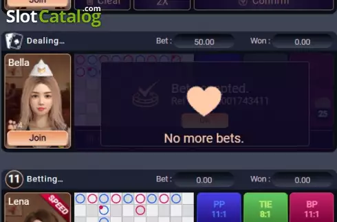 Скрин3. Baccarat Babes слот