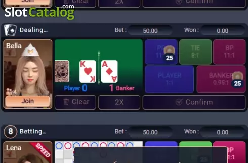 Скрин4. Baccarat Babes слот