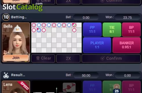 Скрин6. Baccarat Babes слот