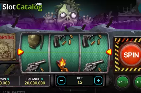 Скрин2. Zombie Killer слот