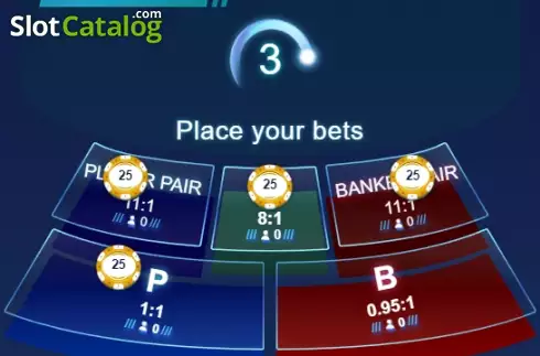Скрин3. Virtual Baccarat слот
