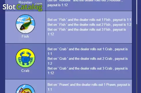 Скрин9. Bau Cua (Funky Games) слот