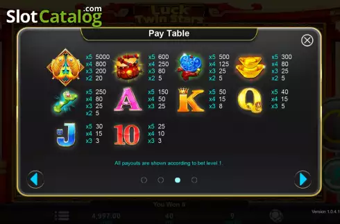 Скрин8. Luck Twin Stars слот