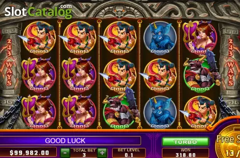 Скрин7. Monkey King (Funky Games) слот