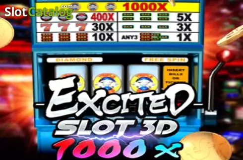 Excited Slot 3D 1000X логотип Excited Slot 3D 1000X логотип
