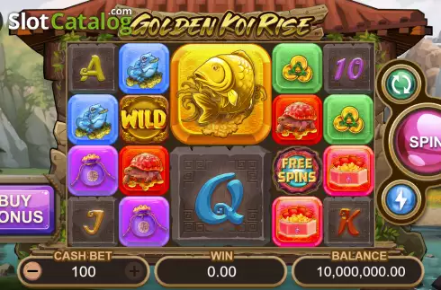 Скрин2. Golden Koi Rise (Funky Games) слот