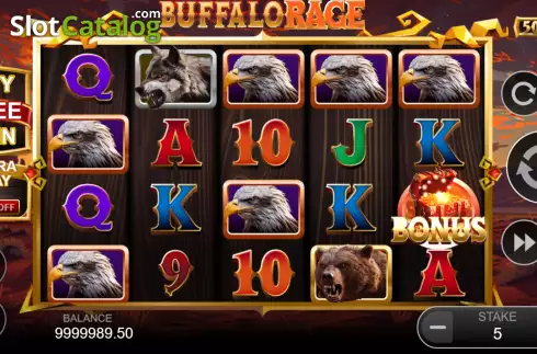 Скрин2. Buffalo Rage (Funky Games) слот