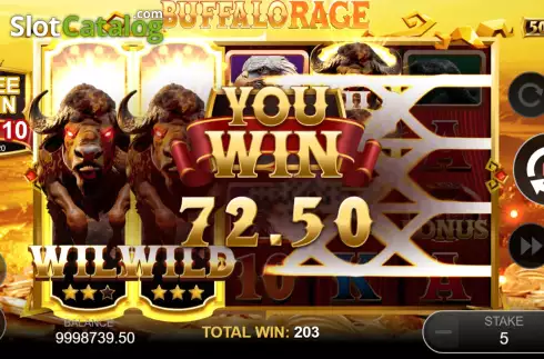 Скрин3. Buffalo Rage (Funky Games) слот