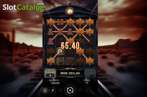 Скрин3. Outlaw Trails слот