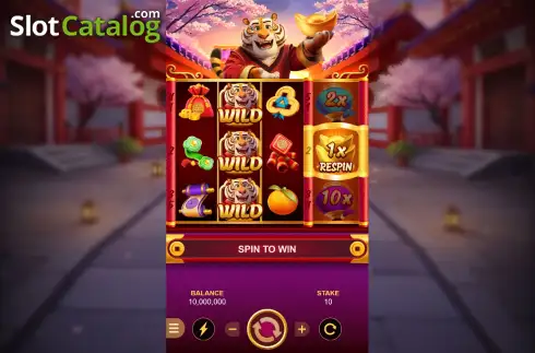 Скрин2. Fortune Tiger Deluxe слот