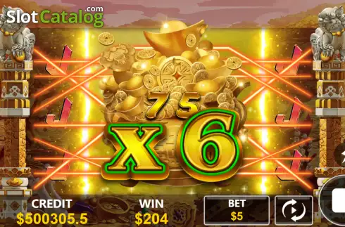 Скрин3. Auspicious Fortune God 3 слот