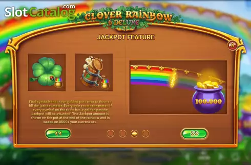 Скрин7. Clover Rainbow 6 Deluxe слот