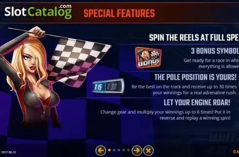 Скрин5. Boost Racers слот