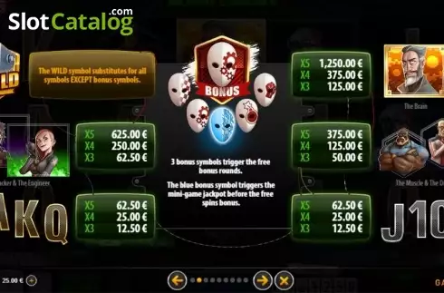 Скрин2. Five Raiders слот