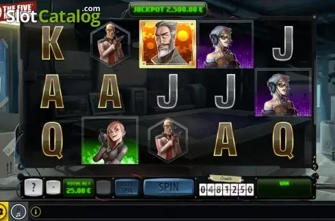 Скрин3. Five Raiders слот