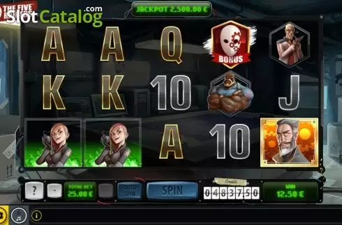 Скрин4. Five Raiders слот