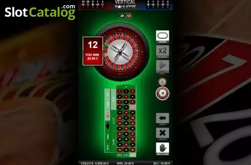 Скрин4. Vertical Roulette слот