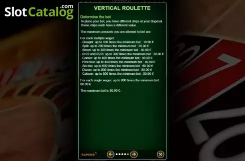 Скрин9. Vertical Roulette слот