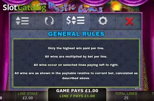 Скрин9. Mystic Gems (GECO Gaming) слот