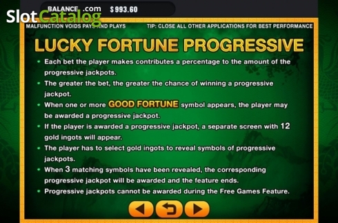 Скрин6. Lucky Fortune (GMW) слот