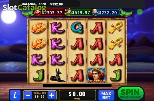 Скрин2. Wild Cleopatra Deluxe слот