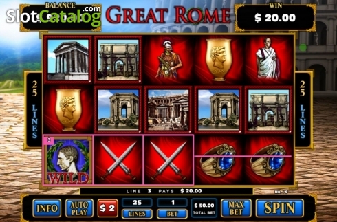 Скрин3. Great Rome слот