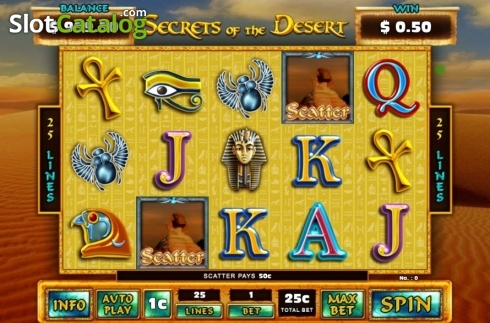 Скрин3. Secrets of the Desert слот