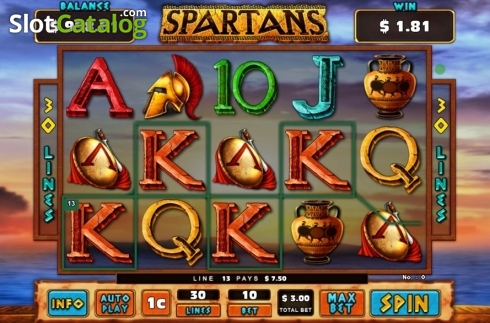 Скрин3. Spartans (GMW) слот