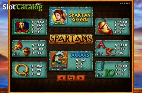 Скрин4. Spartans (GMW) слот