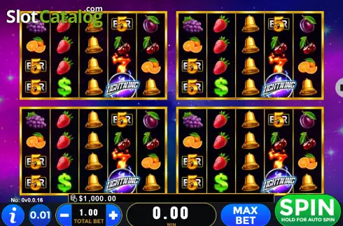 Скрин2. Lightning Fruits Quad слот
